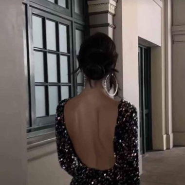Glitzer Kleid 