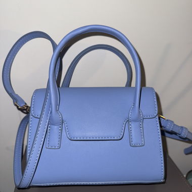 Borsa a mano blu