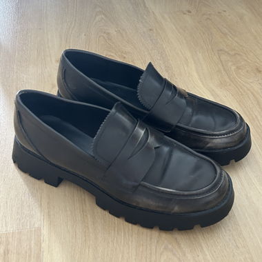 Pull&Bear loafers chunky noir-marron