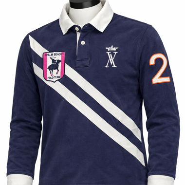 Langarm-Poloshirt Vicomte A.