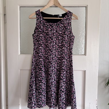Sleeveless Floral Dress