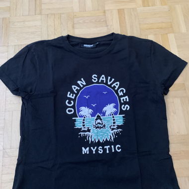 T-shirt noir Mystic