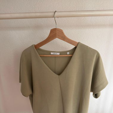 T-shirt (Salbei-)grün Gr. 36