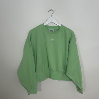 Felpa corta adidas verde