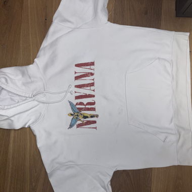 Felpa Nirvana con stampa sul retro