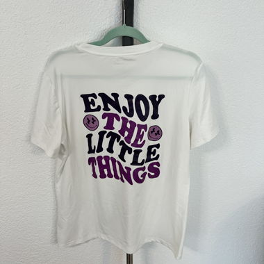 T-shirt blanc à graphisme