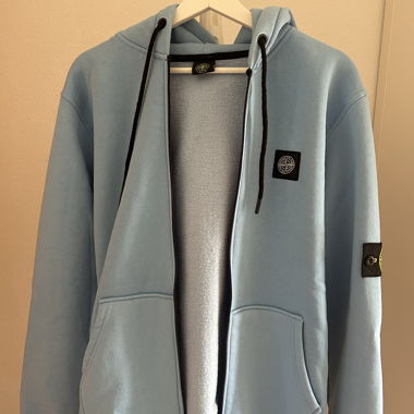 Stone Island Sip Hoodie Bleu clair