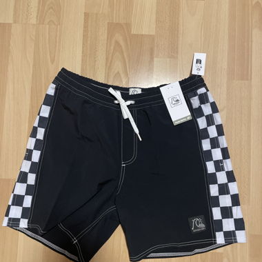 Surf/Badehose schwarz kariert