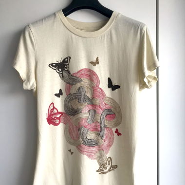 Set mit 4 Skate-T-Shirts von Marken, Grösse S