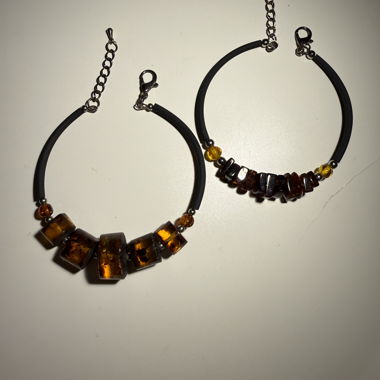 Natural Amber bead bracelets
