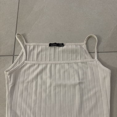 Weisses Crop Top