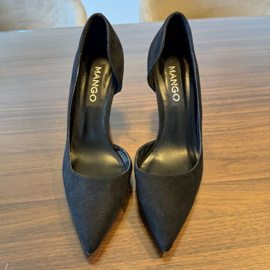 Scarpe col tacco nere Mango taglia 40