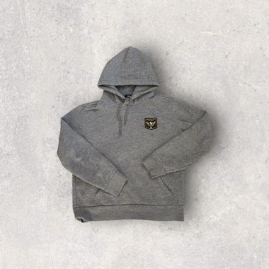 Sweat à capuche Ralph Lauren gris en coton mélangé