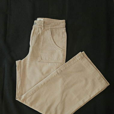 Beige baggy pants
