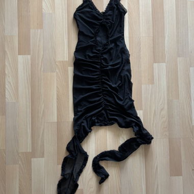 Black Ruffle Dress