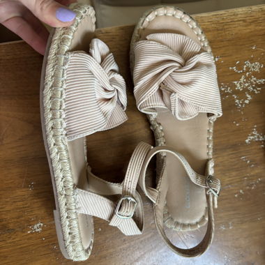 Beige Espadrille Sandals