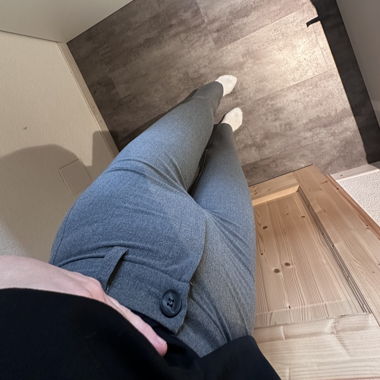 Slim-Grau-Hose