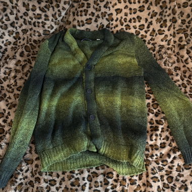 Cardigan in maglia verde di Only
