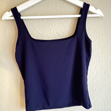 Cute summer top dark blue