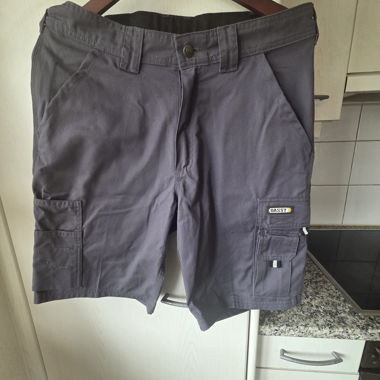 Dassy grey work cargo shorts