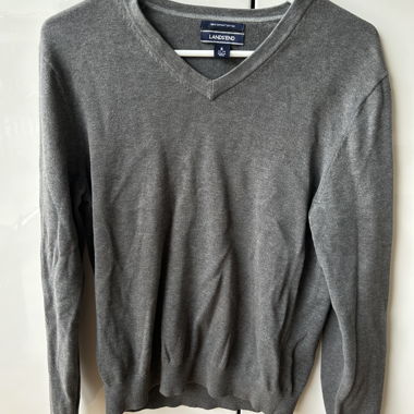 Pull gris Lands' End