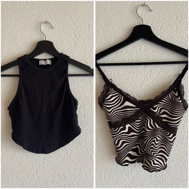 Bundle – 2 Trendy Crop Tops