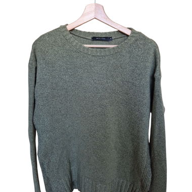 Khaki wool sweater