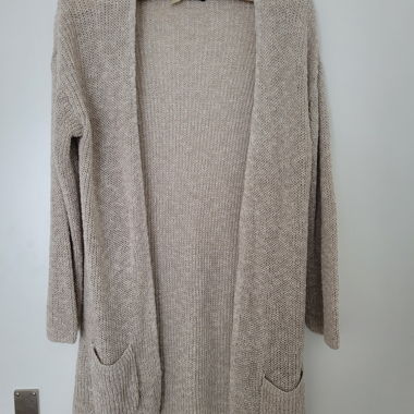 Cardigan in maglia di lino, taglia S