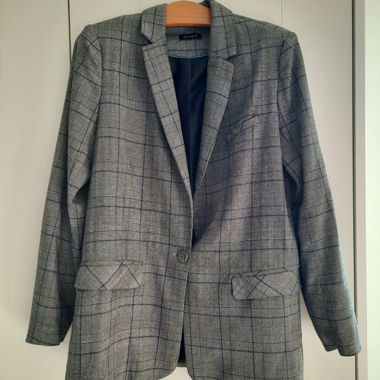 KOOKAÏ grey checked blazer