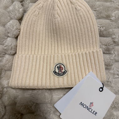 Moncler mütze creme