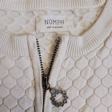 NÜMPH Cardigan with Zipper, Size S