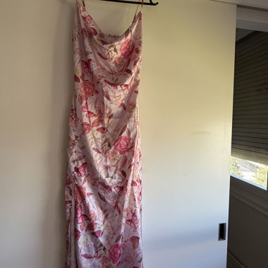Pink Floral Dress