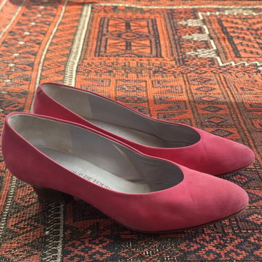 Ballerine in suede rosa coup de foudre 