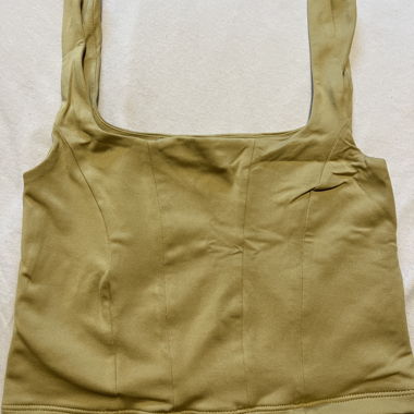 Beige Women’s Cropped Top