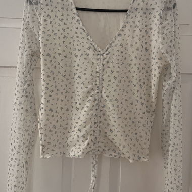 Hollister Floral Pattern Blouse