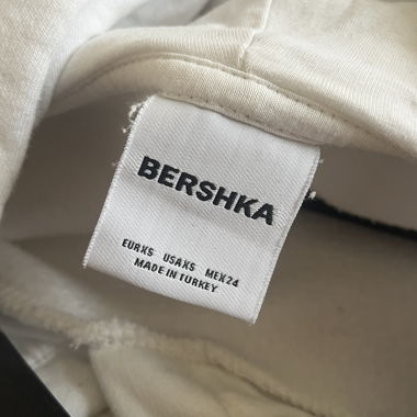 Maglione BERSHKA bianco “Fresh and Juicy”