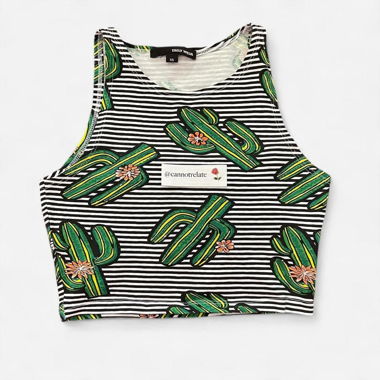 Top corto Cactus