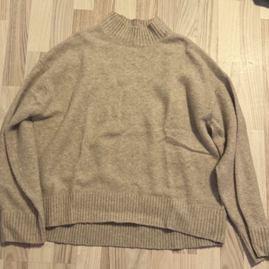 Maglione in maglia Uniqlo beige L