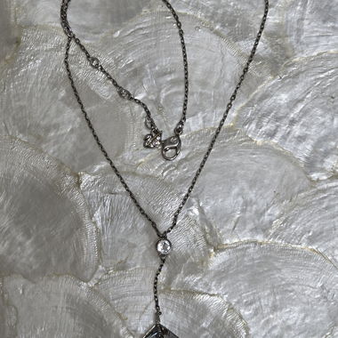 Beautiful Swarowski Y-shaped necklace