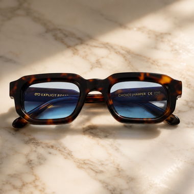 Sonnenbrille im Schildpatt-Look