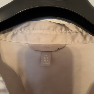 Camicia in Raso Crema Taglia L