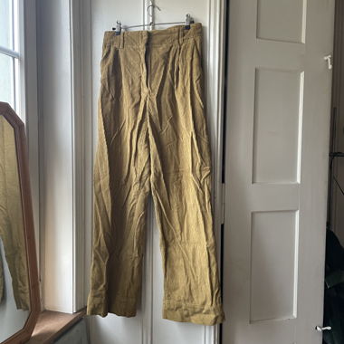Cordhose gelb