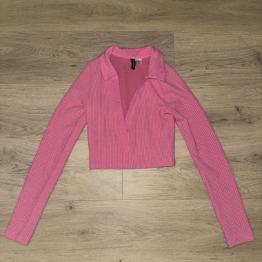 Pinkes langarm Top (Grösse xxs/xs)