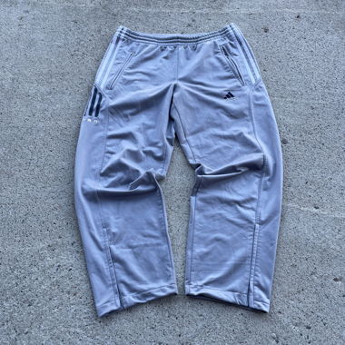 Pantaloni sportivi Adidas grigi, taglia S