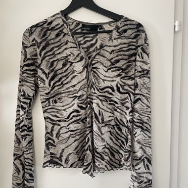 Bluse mit Zebramuster