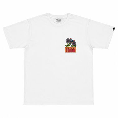T-shirt Vans blanc avec imprimé