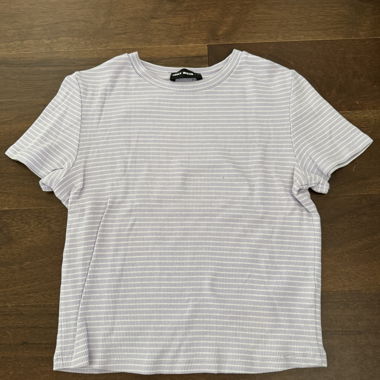 Crop top lilas