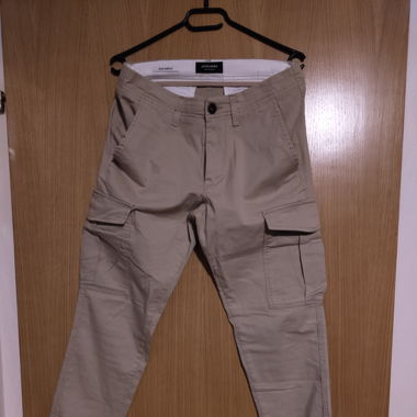 Jack&Jones - Cargohose - white pepper