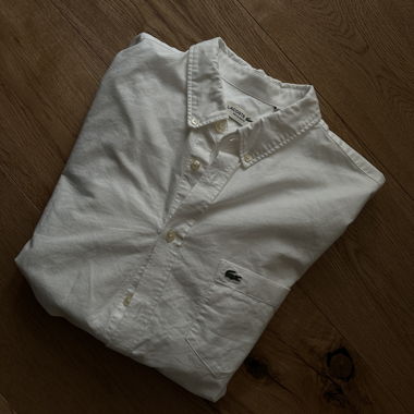Lacoste Herrenhemd weiss