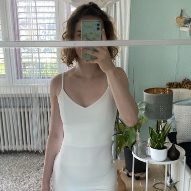 white dress